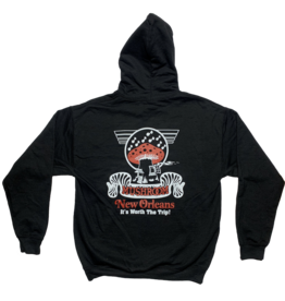 Mushroom Classic Logo Pullover Hoodie Black