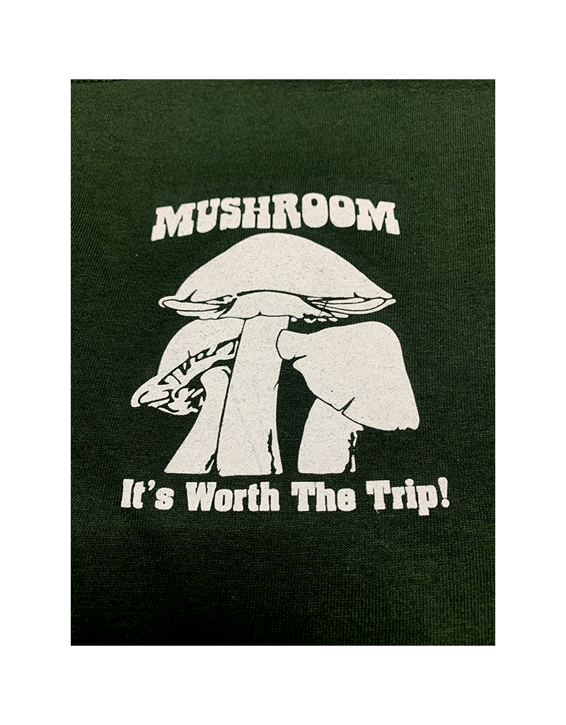 Mushroom Classic Logo Ultra Cotton T-Shirt Forest Green