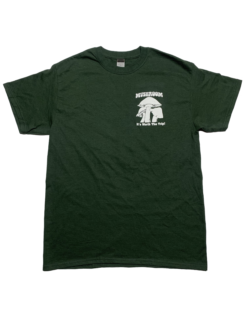 Mushroom Classic Logo Ultra Cotton T-Shirt Forest Green