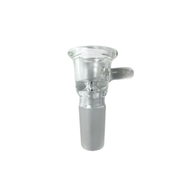 Franticus Clear Glass On Glass Water Pipe Bowl