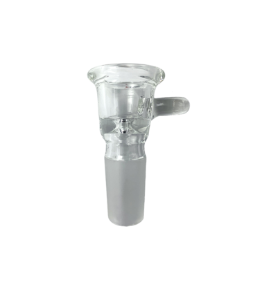 Franticus Clear Glass On Glass Water Pipe Bowl