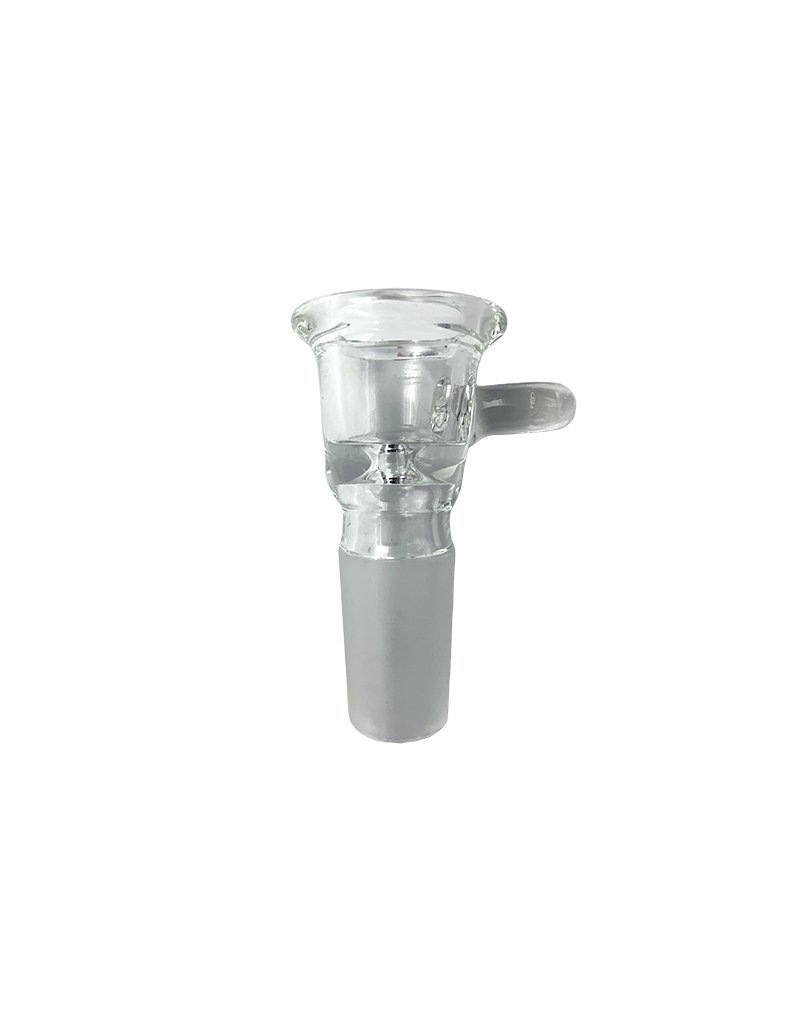 Franticus Clear Glass On Glass Water Pipe Bowl