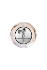 4" Diameter Bettie Page Glass Ashtray