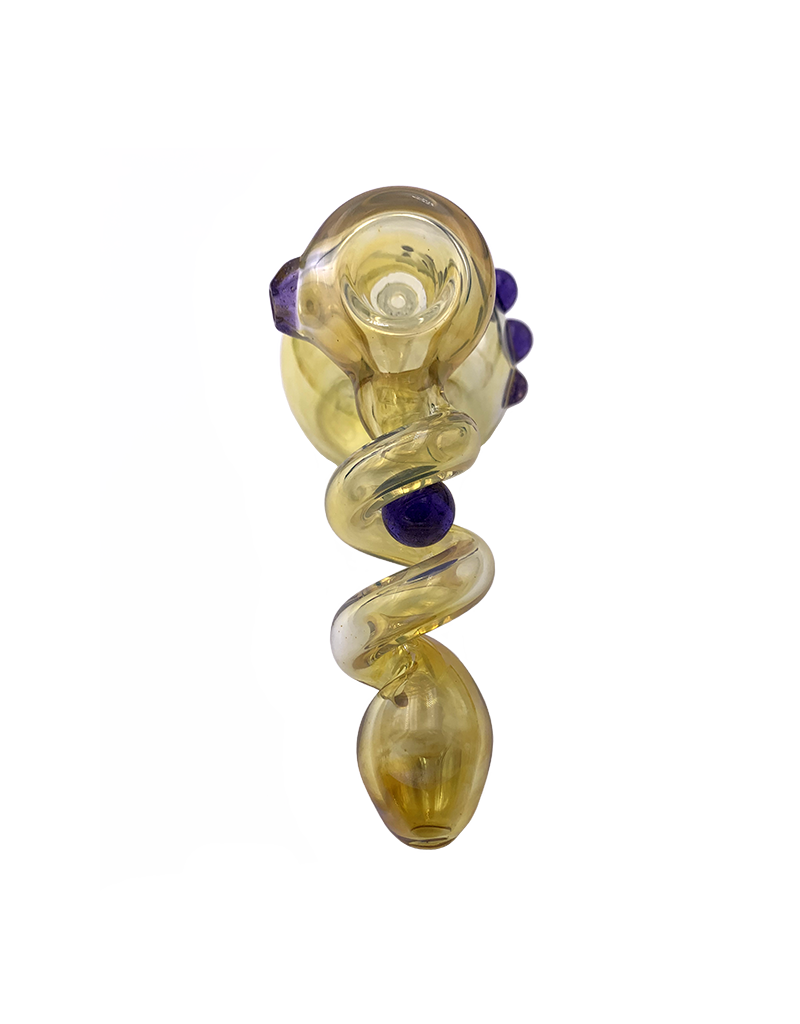 6" Ross Fumed Marble Trap Bubbler