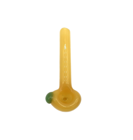3.25" Import Slayer Topaz Hand Pipe With Color Accent