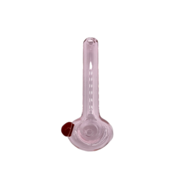 3.25" Import Slayer Pink Hand Pipe With Color Accent