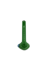 3.25" Import Slayer Green Hand Pipe With Color Accent
