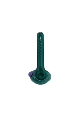 3.25" Import Slayer Lake Green Hand Pipe With Color Accent