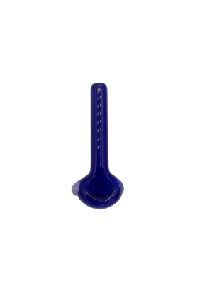 3.25" Import Killer Blue Hand Pipe With Color Accent