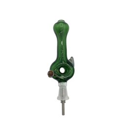 5" Mears Green Donut Nectar Collector With Titanium Tip