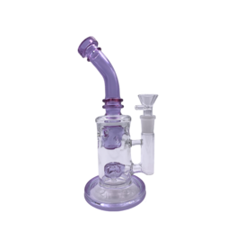 8" Swiss Chamber Water Pipe With Showerhead Perc