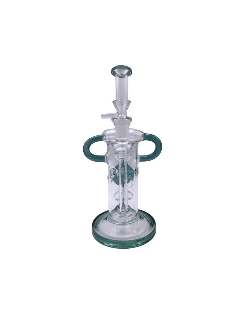 11" Swiss Chamber Recycler Water Pipe With Mini Inline Diffuser Perc