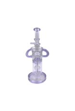 11" Swiss Chamber Recycler Water Pipe With Mini Inline Diffuser Perc