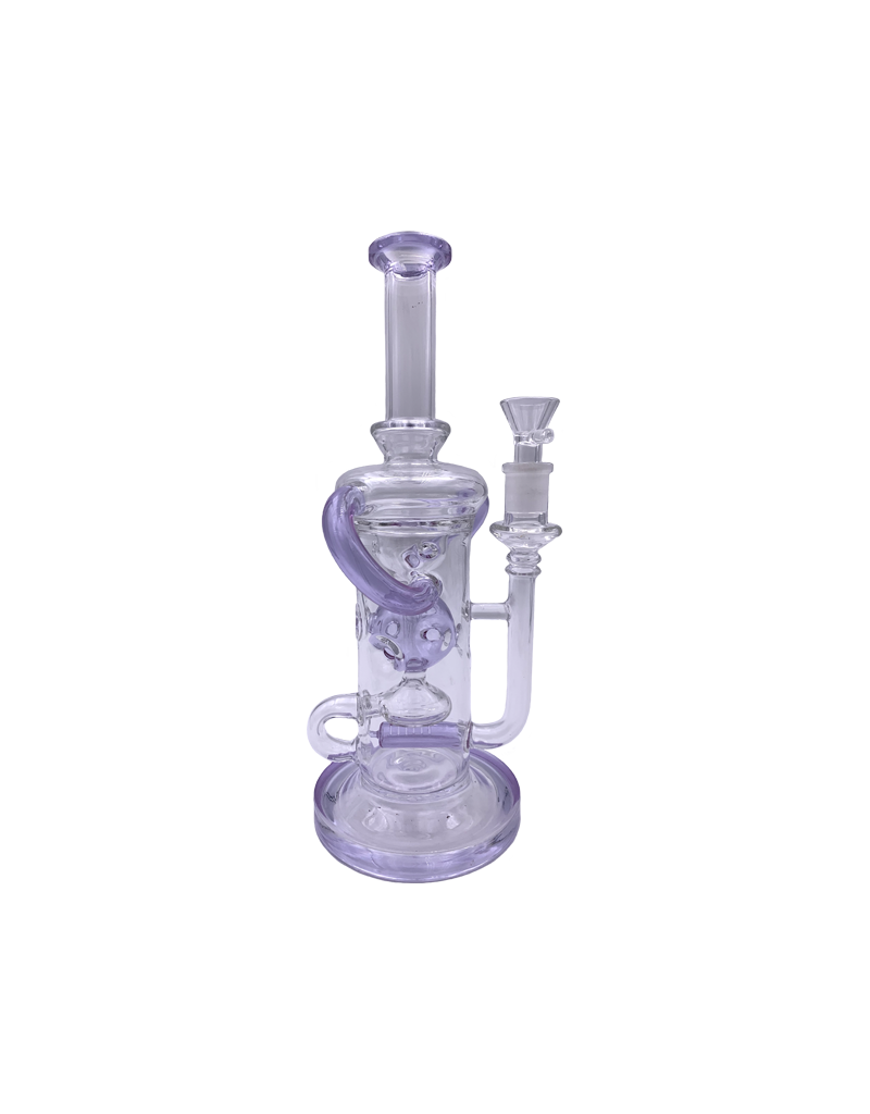 11" Swiss Chamber Recycler Water Pipe With Mini Inline Diffuser Perc