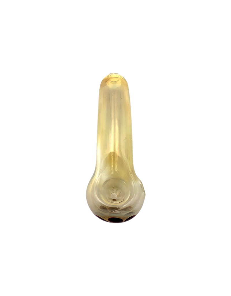 4" Franticus Silver Fumed Flower Power Hand Pipe