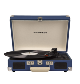 Crosley Cruiser Deluxe Turntable With Bluetooth - Blue
