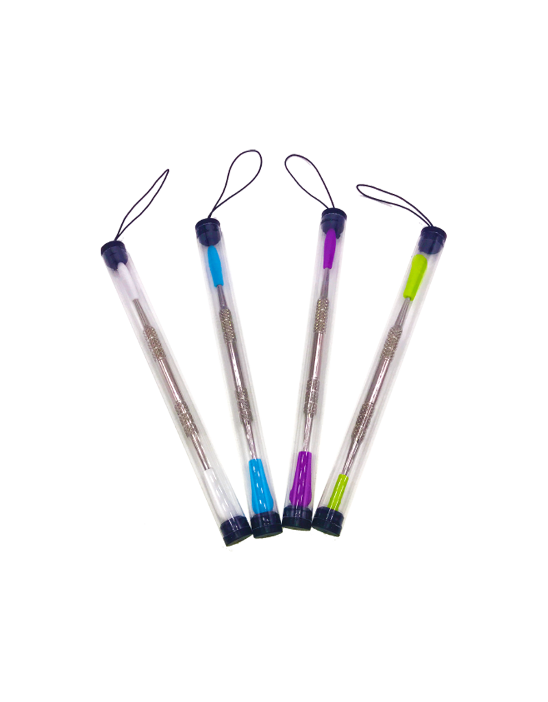 Stainless Steel Dab Tool With Silicone Tips