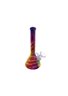 7" Tie Dye Silicone Water Pipe