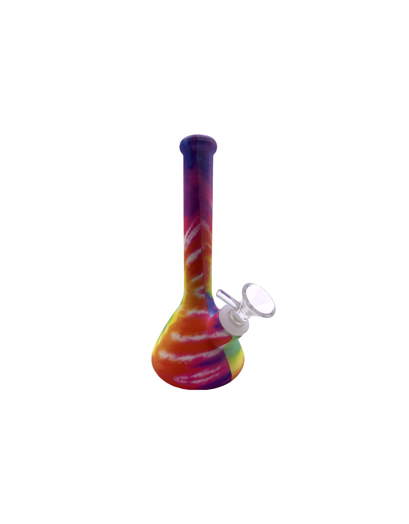7" Tie Dye Silicone Water Pipe