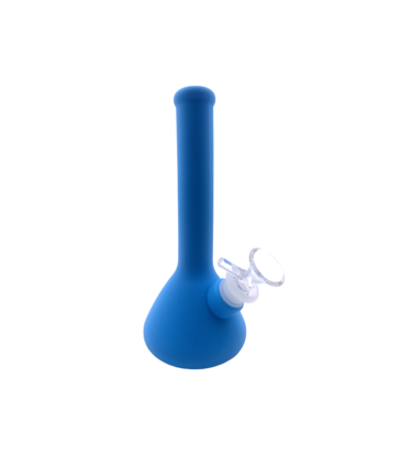 7" Single Color Silicone  Beaker Water Pipe