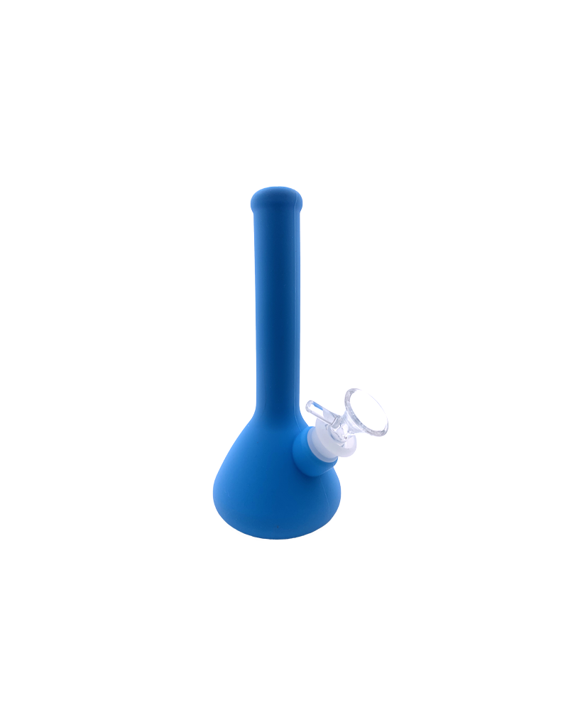 7" Single Color Silicone  Beaker Water Pipe