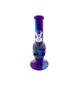 8" Silicone Mr. Skull Water Pipe