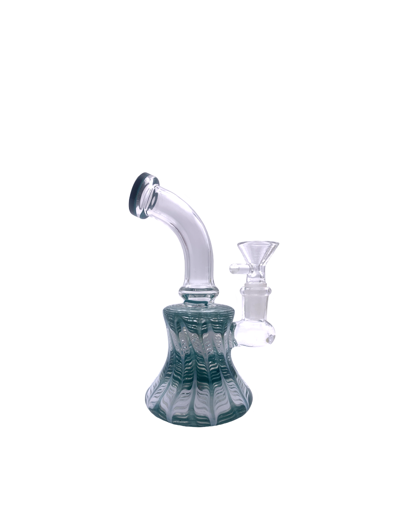 6" Wrap and Rake Bent Neck Water Pipe