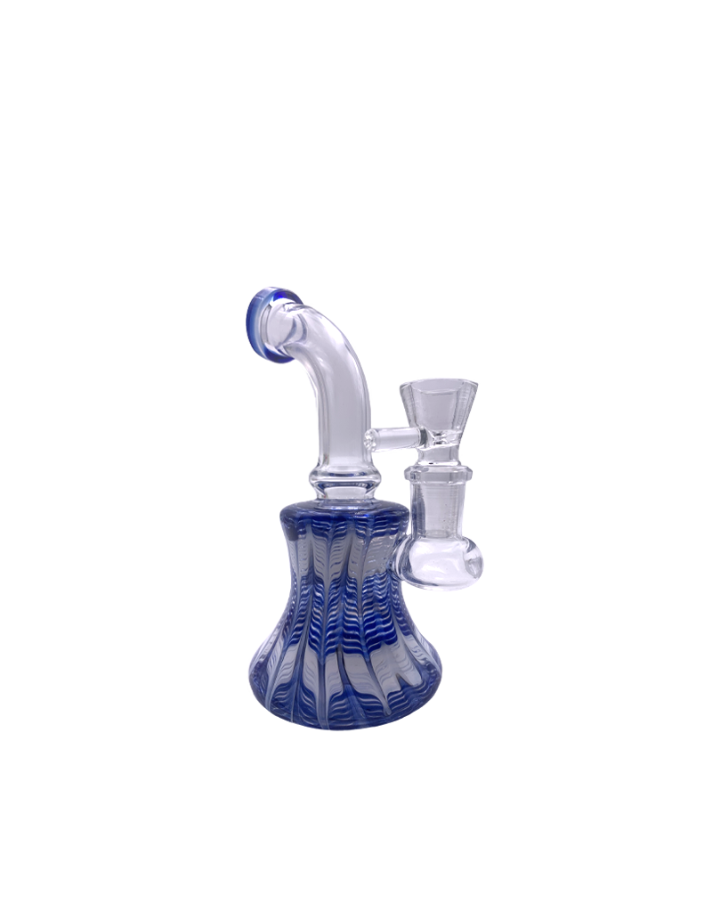 6" Wrap and Rake Bent Neck Water Pipe