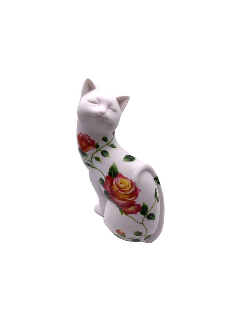 Rosie the Cat in the Garden Statue 8"H