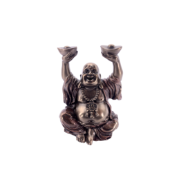 Happy Buddha - Essence of Prosperity Statue 4.25"H