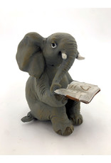 Elephant Reading Book 2.4"H