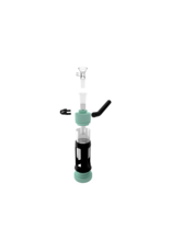 Stonerware 6" Piece Silicone and Glass Water Pipe Tiffany / Black