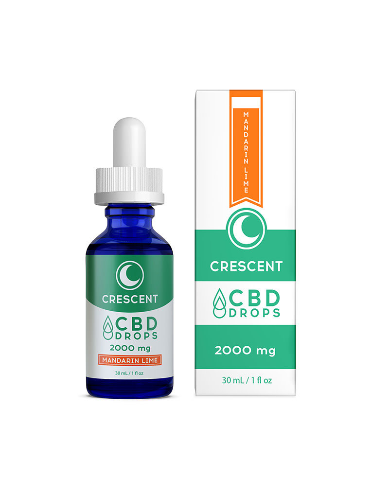 Crescent Canna CBD Tincture Mandarin Lime