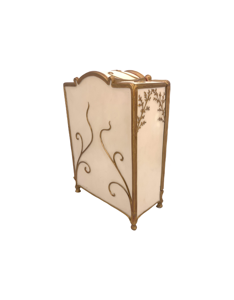 Art Nouveau - Armoire Style Jewelry Box 8"H