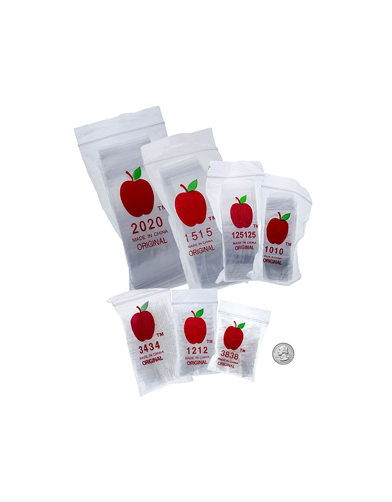 Jewelry Apple Bags 100 Pack - Mushroom New Orleans