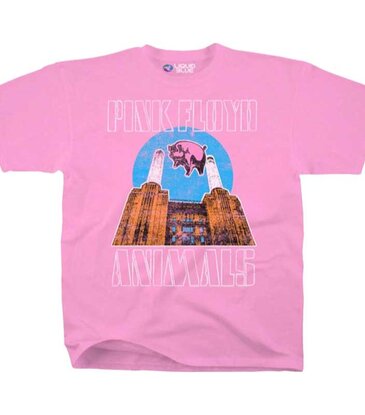 Pink Floyd - Animals Stacks Pink T-Shirt