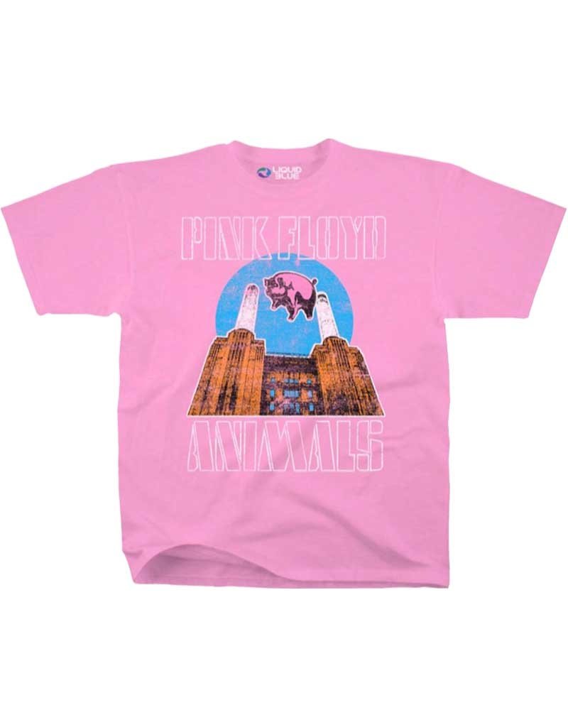 Pink Floyd - Animals Stacks Pink T-Shirt