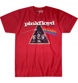 Pink Floyd - Dark Side Retro Red T-Shirt