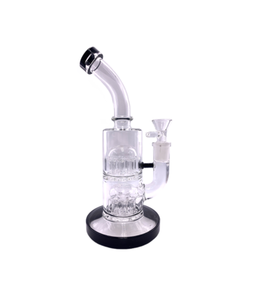 9" Double Stack 12 Arm Tree Perc Water Pipe
