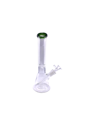 10" Beaker Water Pipe With Color Accent