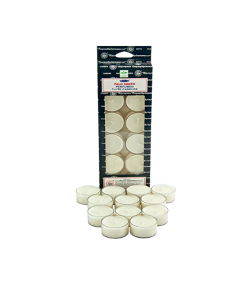 Satya Satya Palo Santo Tea Light Candles 12 Pack
