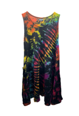 Tie Dye Renee Lycra Dress Space Rainbow