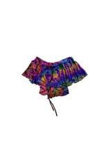 Tie Dye Samba Skirt Rainbow Purp