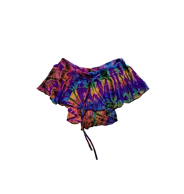 Tie Dye Samba Skirt Rainbow Purp