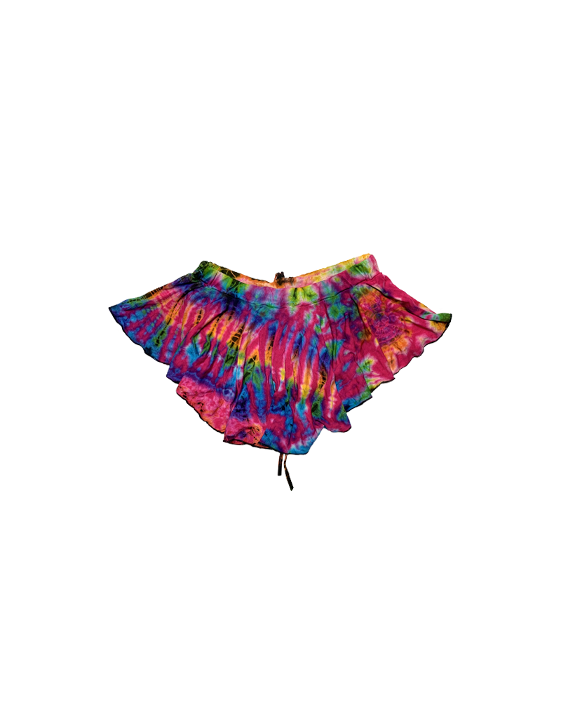 Tie Dye Samba Skirt Pink Rainbow