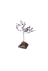 Amethyst Gem Tree With Orgone Base 6"H