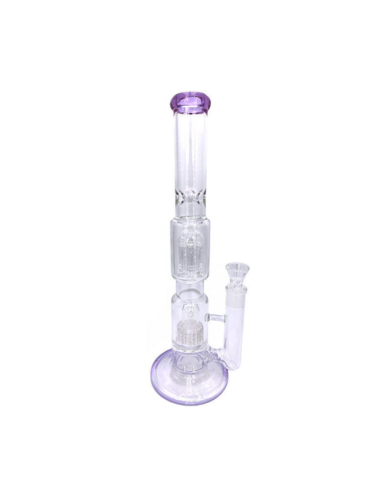 15" Double Chamber 6 Arm Tree & Matrix Perc Water Pipe