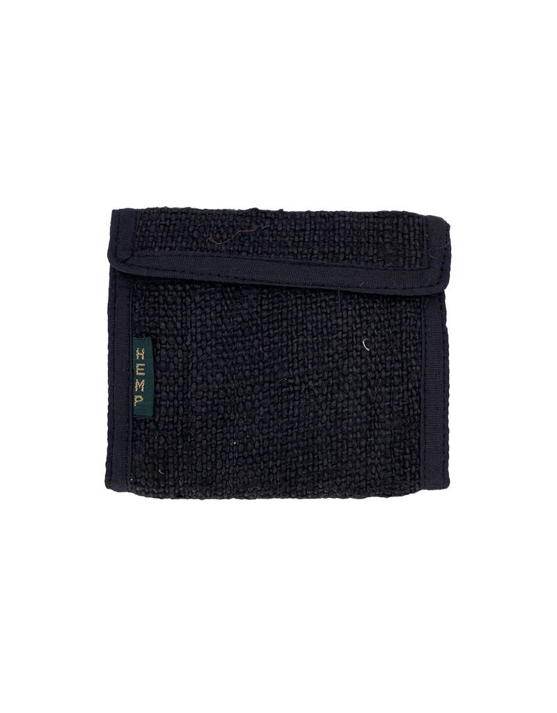 Velcro Tri-Fold Hemp Wallet