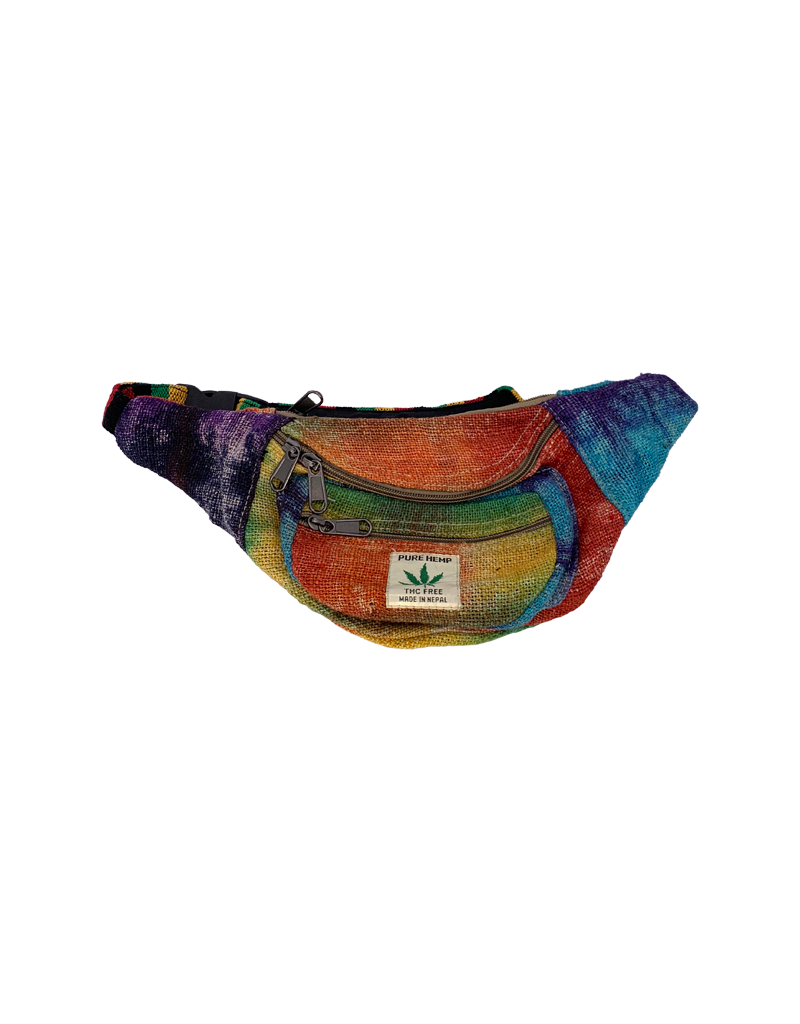 Tie Dye Pure Hemp Fanny Pack