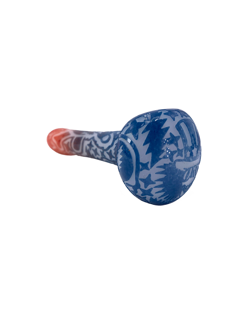 5" Thinkboro Deep Carved Grateful Dead Hand Pipe